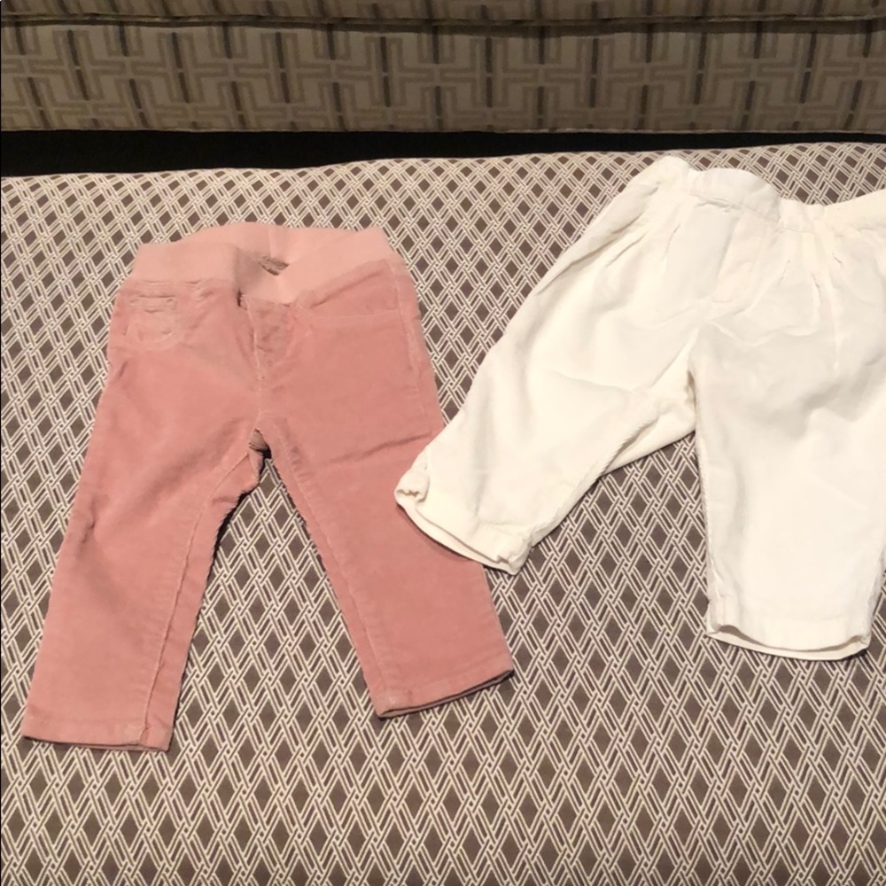2 pair GAP corduroys, 12-18 mos.